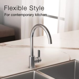 Kohler Atom Single-Handle Kitchen Mixer Faucet – Polished Chrome