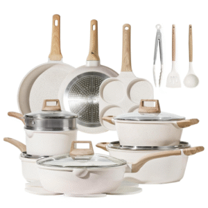21Pcs Pots and Pans Set, Nonstick Cookware Sets