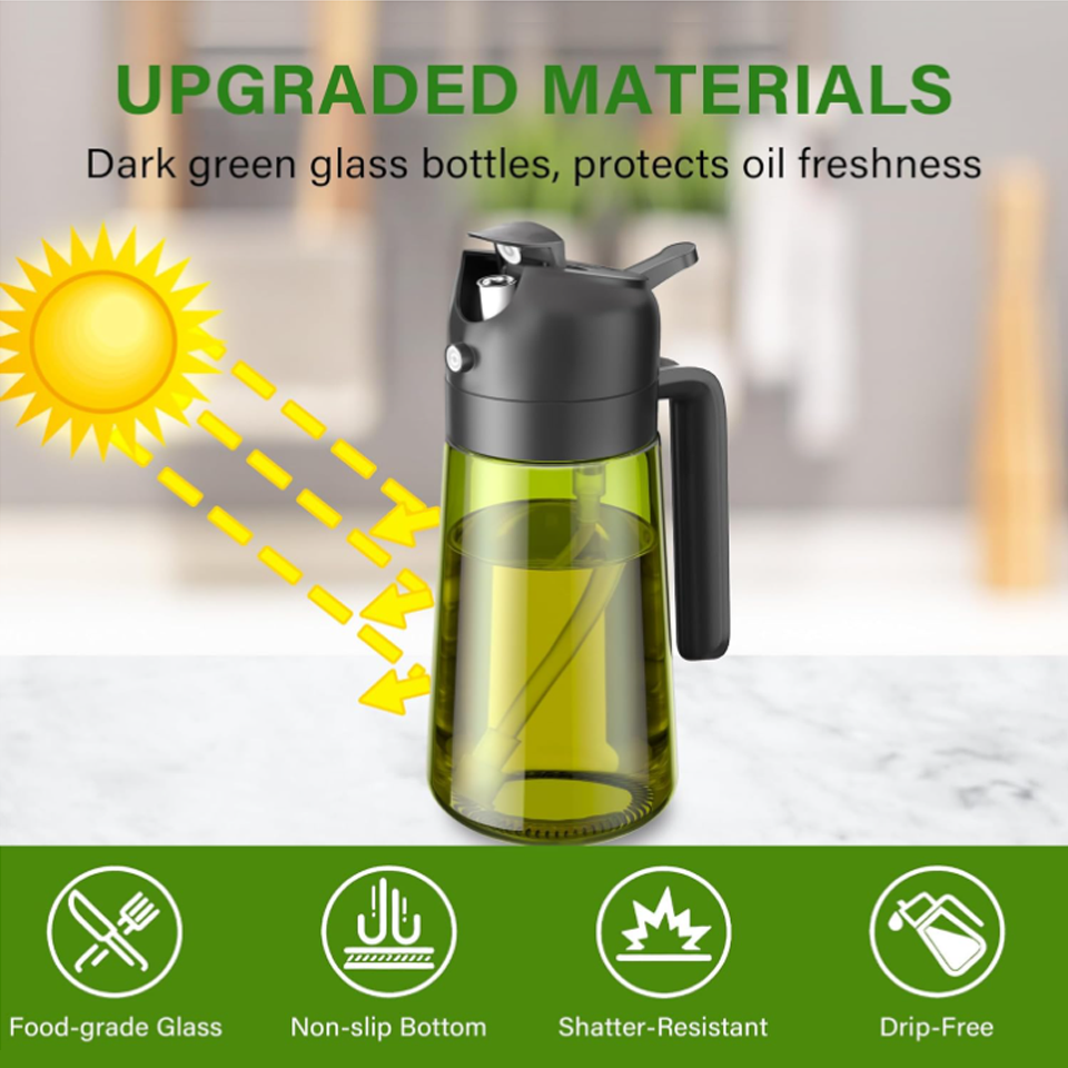 2 in 1 Oil Sprayer and Oil Dispenser for Kitchen - Image 2