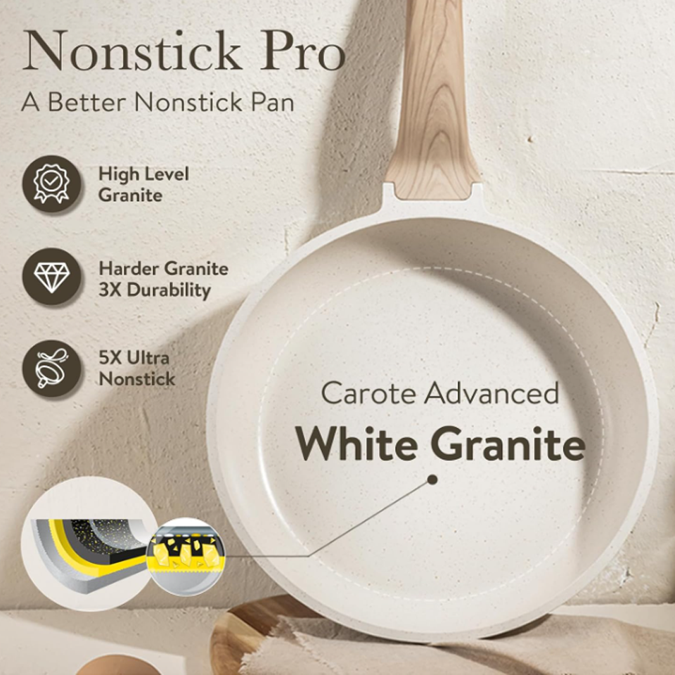 21Pcs Pots and Pans Set, Nonstick Cookware Sets - Image 4